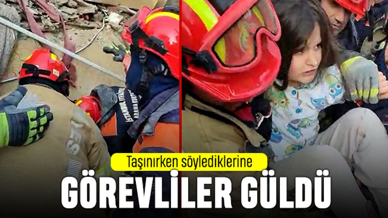 İstanbullu itfaiyecinin kurtardığı küçük kız: Ben ağırım ama