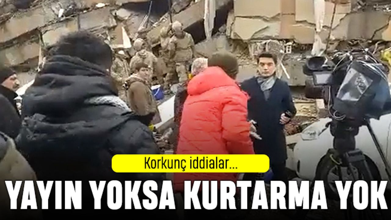 Korkunç iddia: Yayın yok diye kurtarma yapılmıyor