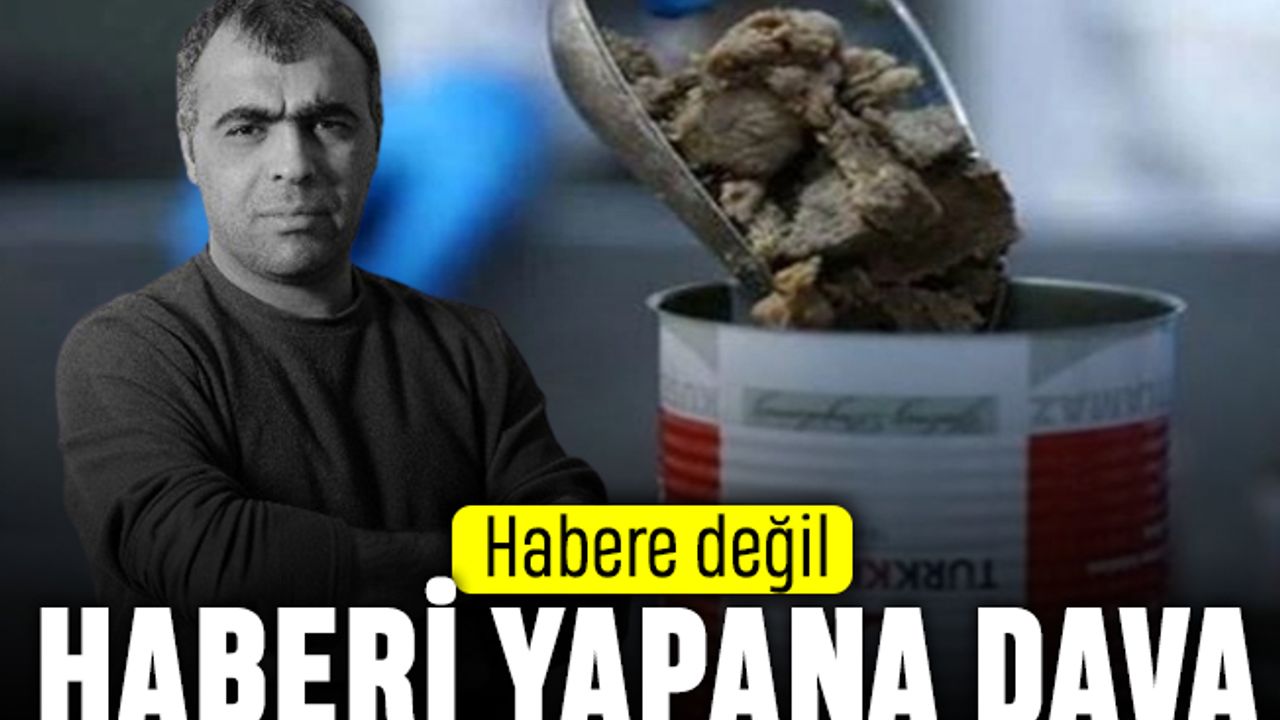 Otelde Kızılay etleri haberini yapan gazeteciye soruşturma