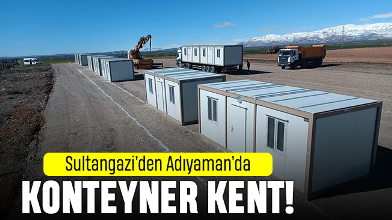 Sultangazi konteyner kent için üstüne düşeni yapıyor