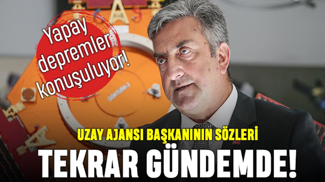 Uzay Ajansı Başkanının yapay deprem videosu gündemde