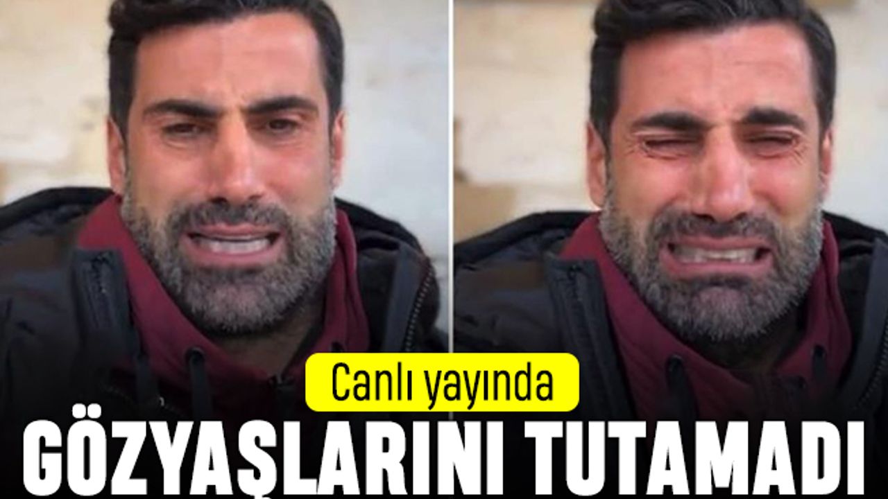 Volkan Demirel canlı yayında gözyaşlarını tutamadı