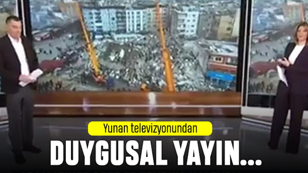 Yunan televizyonundan duygusal yayın: Ben seni sevdiğimi çaldı