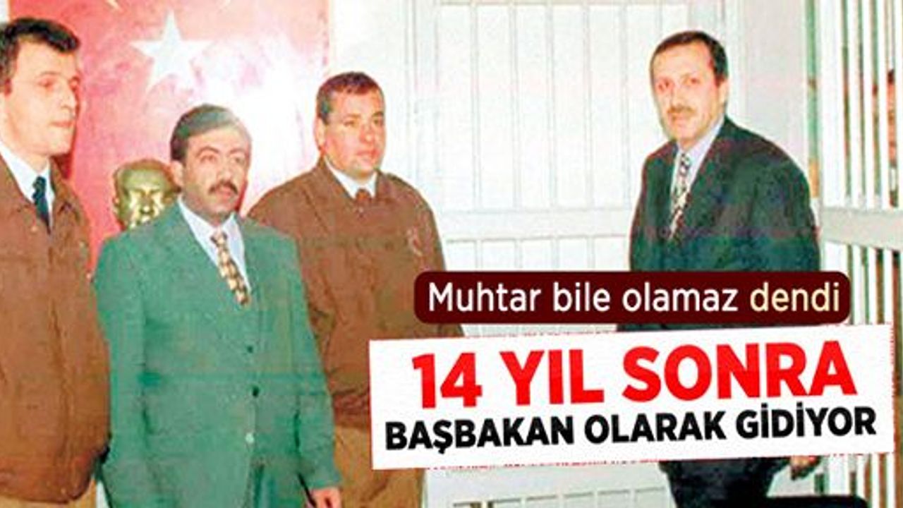 Başbakan Erdoğan 4 Ay Hapis Yattığı Pınarhisar'a Gidiyor