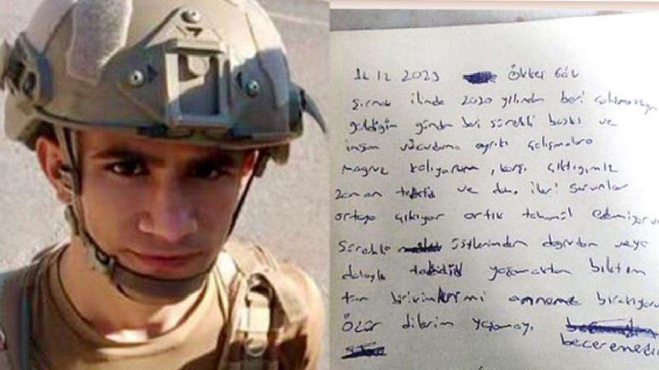 Gaziantep'te intihar eden Uzman Çavuşun mektubu paylaşıldı; 'Özür dilerim'