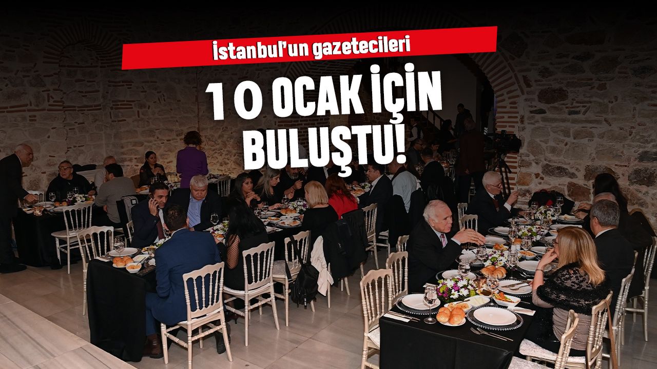 İstanbul’un gazetecileri 10 Ocak için buluştu