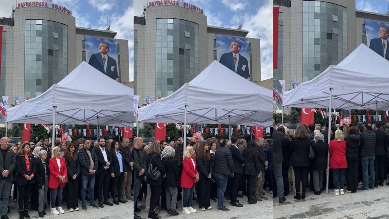 Bayrampaşa’da Sessiz Protesto: Cumhuriyet Bayramı Töreninde Sırtlarını Döndüler