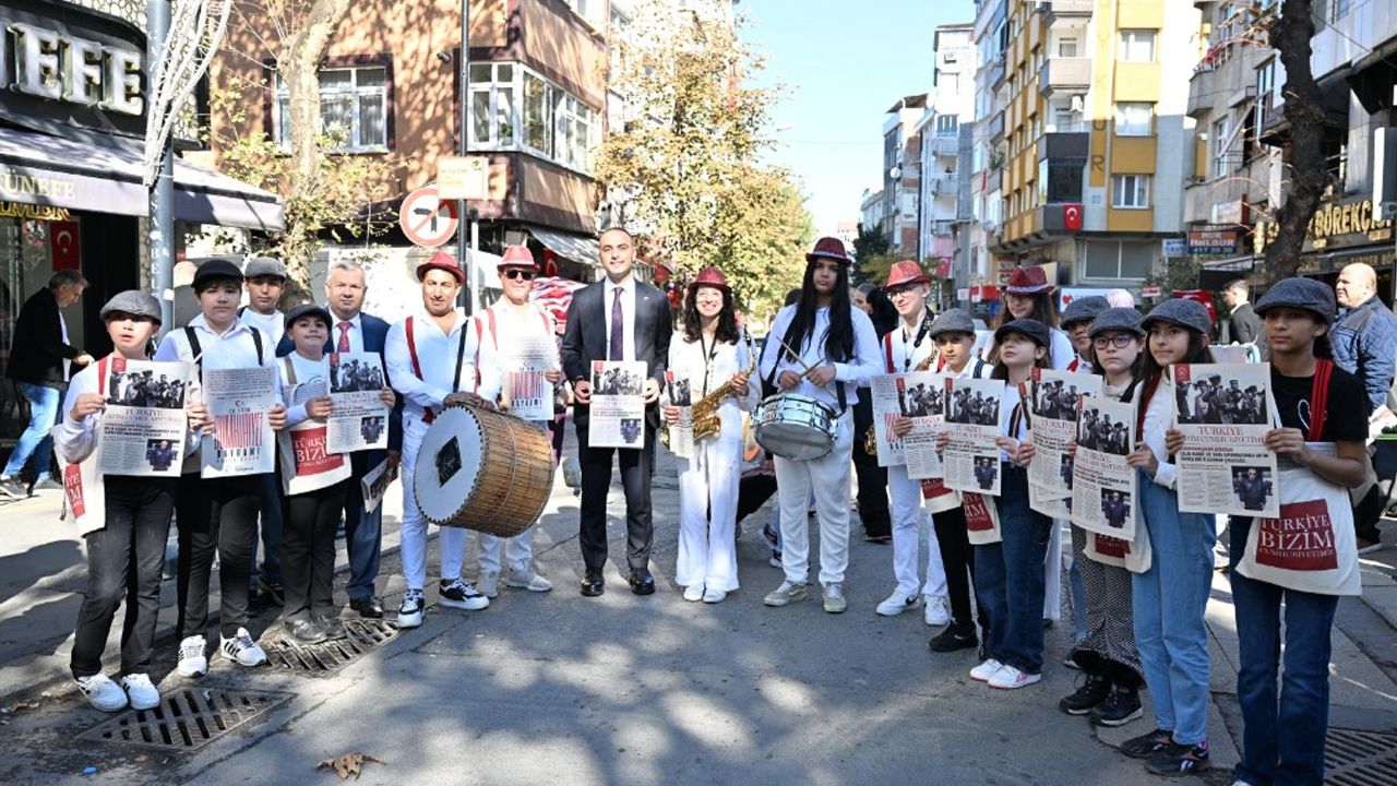 Gaziosmanpaşa'da çocuklar Cumhuriyet ruhunu yaşattı