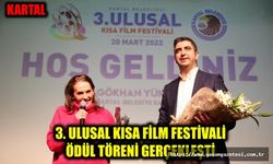 3. ULUSAL KISA FİLM FESTİVALİ ÖDÜL TÖRENİ KARTAL’DA GERÇEKLEŞTİ