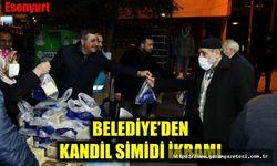 BELEDİYE’DEN KANDİL SİMİDİ İKRAMI