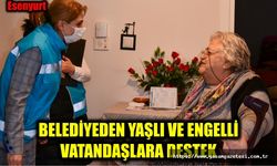 BELEDİYEDEN YAŞLI VE ENGELLİ VATANDAŞLARA DESTEK