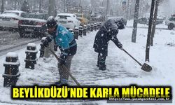 Beylikdüzü’nde Karla Mücadele