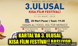Kartal’da 3. Ulusal Kısa Film Festivali Başlıyor