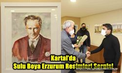 Sulu Boya Erzurum Resimleri Sergisi Kartal’da Açıldı