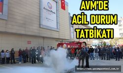 AVM’de Acil Kurtarma Tatbikatı