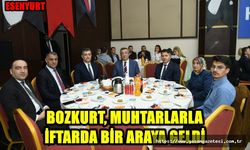 BOZKURT, MUHTARLARLA İFTARDA BİR ARAYA GELDİ