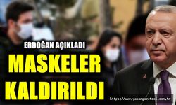 Maskeler kaldırıldı