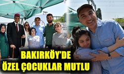 Bakırköy’de özel çocuklar mutlu