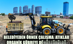 BELEDİYEDEN ÖRNEK ÇALIŞMA: ATIKLAR ORGANİK GÜBREYE DÖNÜŞTÜRÜLDÜ