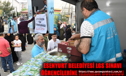 ESENYURT BELEDİYESİ LGS SINAVI ÖĞRENCİLERİNE İKRAMDA BULUNDU