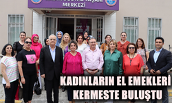 Kadınların el emekleri kermeste buluştu