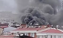 Esenyurt'ta büyük panik. 4 katlı binada yangın