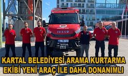 Kartal Belediyesi Arama Kurtarma Ekibi Yeni Araç İle Daha Donanımlı