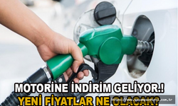 Motorine indirim geliyor