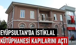 Eyüpsultan’da İstiklal Kütüphanesi kapılarını açtı