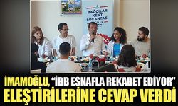 İmamoğlu, “İBB esnafla rekabet ediyor” eleştirilerine cevap verdi