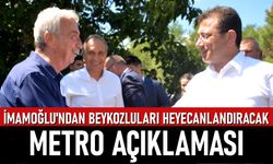 İmamoğlu’ndan Beykozluları heyecanlandıracak metro açıklaması