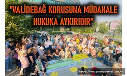 ÖZÇAĞDAŞ: VALİDEBAĞ KORUSUNA MÜDAHALE HUKUKA AYKIRIDIR