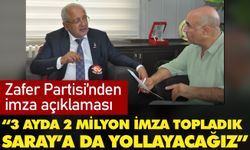 Zafer Partisi'nden imza açıklaması: 3 ayda 2 milyon imza topladık