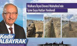Deveci Mahallesinde’ki içme suyu hattı çalışmaları tamamlandı