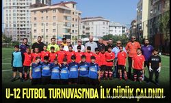 Kulüpler Arası U-12 Futbol Turnuvası’nda İlk Düdük Çaldndı