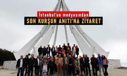 Balıkesir'e çıkarma yapan İstanbul'un medyası, Son Kurşun Anıtı'nda