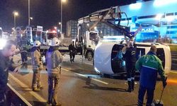 Zeytinburnu D-100'de kaza: 2 yaralı
