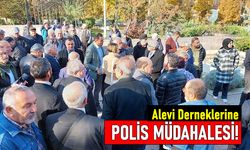 Alevi Dernekleri'nin Meclis önünde yürüyüşüne polis engeli