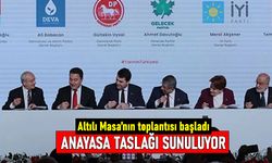 Altılı Masa toplantısı başladı: Anayasa Taslağı sunuluyor