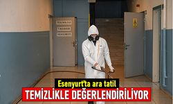 Esenyurt’ta ara tatil okul temizliğiyle değerlendiriliyor