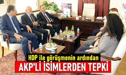 HDP ile görüşmenin ardından AKP'li bazı isimlerden tepki