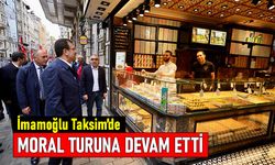 İmamoğlu ikinci gün de İstiklal Caddesi'nde esnafa moral verdi