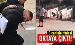 Köpeğe kürekle vuran cani adamın ifadesi ortaya çıktı