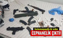 Lav silahı bile var: Gaziosmanpaşa'da bir evden cephanelik çıktı!