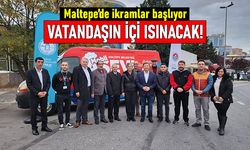 Maltepe'de ikramlar başlıyor: Vatandaşın içi ısınacak!