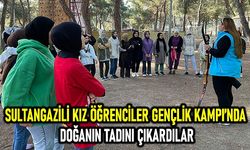 Sultangazili kız öğrenciler Gençlik Kampı’nda doğanın tadını çıkardılar