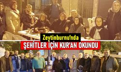 Zeytinburnu'nda şehitler için Kur'an okundu