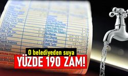 Zonguldak'ta suya yüzde 190 zam yapıldı! Belediye hangi partide?