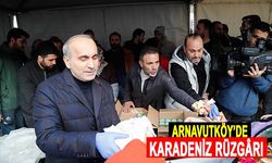 Arnavutköy’de Karadeniz rüzgârı