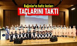 Bağcılar’ın hafız kızları taçlarını taktı